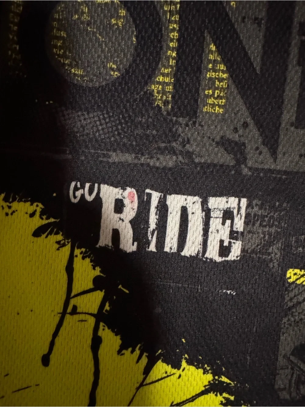 Kids' O’Neal Black & Yellow Motocross Pants and matching shirt